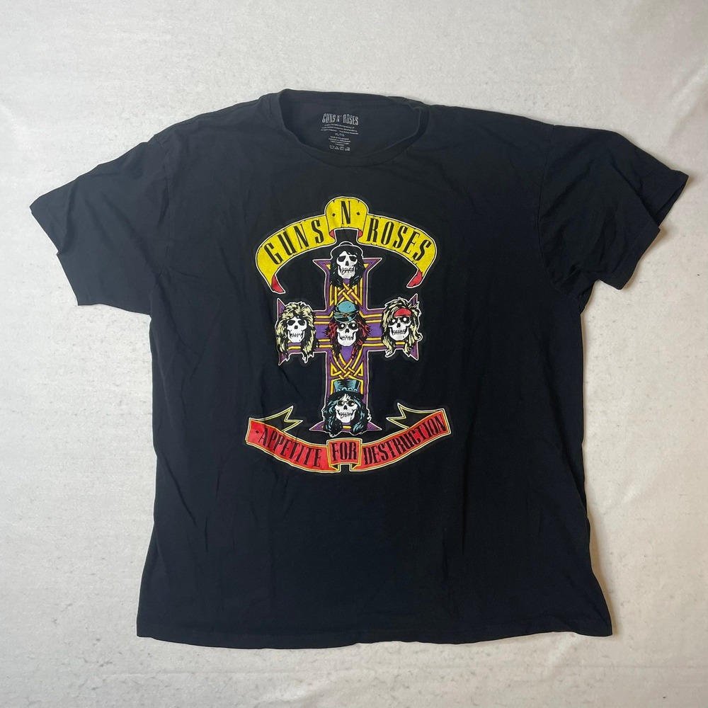 Guns N Roses Appetite‎ For Destruction T-Shirt XL Band Tee Rock Music